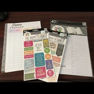 Happy Planner/planner items new unused extra